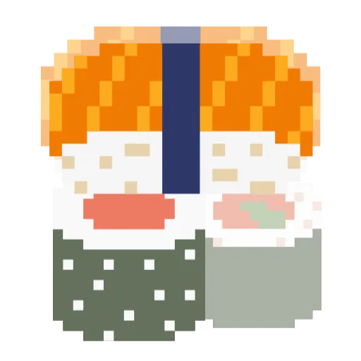 🍣 Эмодзи «Pixeled» для Telegram