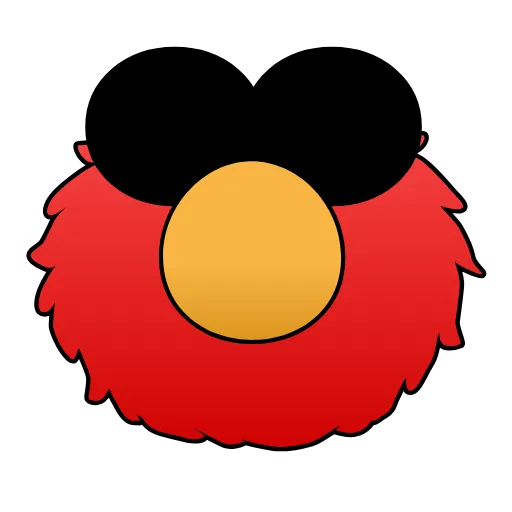 😶 Эмодзи «Sesame Street Elmo» для Telegram