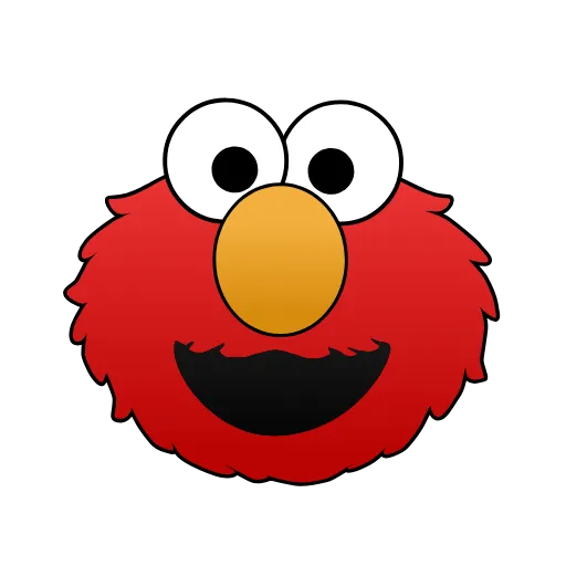 😯 Эмодзи «Sesame Street Elmo» для Telegram