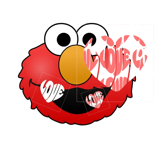 🥰 Эмодзи «Sesame Street Elmo» для Telegram