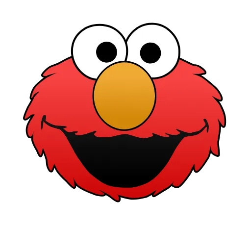 Эмодзи Sesame Street Elmo для Telegram — скачать