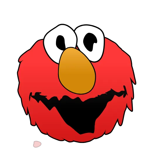 🫠 Эмодзи «Sesame Street Elmo» для Telegram