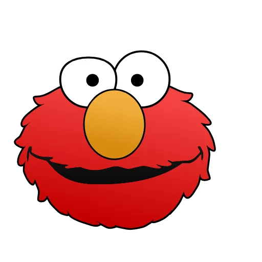 😐 Эмодзи «Sesame Street Elmo» для Telegram