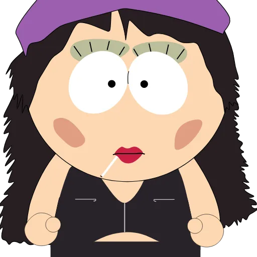 😉 Эмодзи «Some South Girls I (South Park)» для Telegram