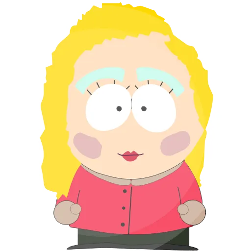 💄 Эмодзи «Some South Girls I (South Park)» для Telegram