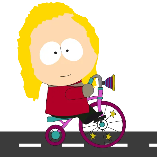 🚲 Эмодзи «Some South Girls I (South Park)» для Telegram