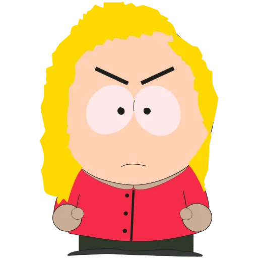 😡 Эмодзи «Some South Girls I (South Park)» для Telegram