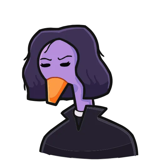 🙄 Эмодзи «Дикие гусыни» для Telegram