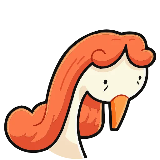 😳 Эмодзи «Дикие гусыни» для Telegram