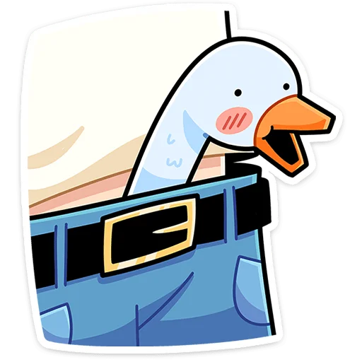 😱 Стикер «Дикие гуси» для Telegram