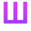 💜 Эмодзи «wildberries - фиолетовые буквы» для Telegram
