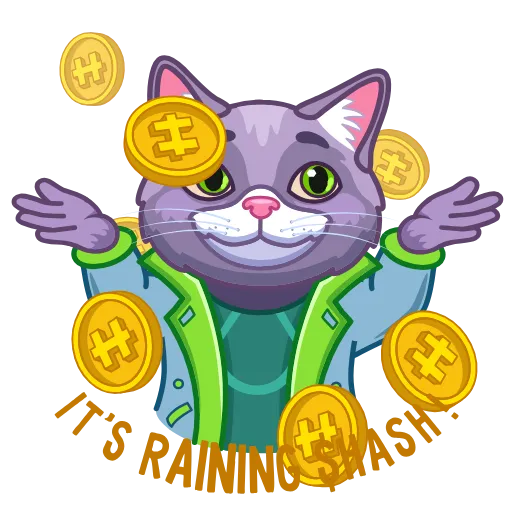 💸 Стикер «Rich Cat» для Telegram