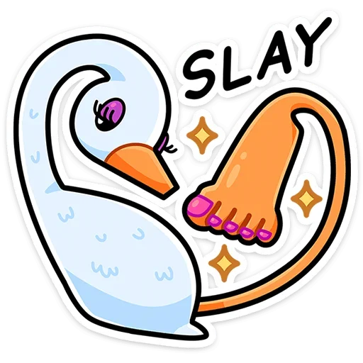 💅 Стикер «Дикие гуси» для Telegram