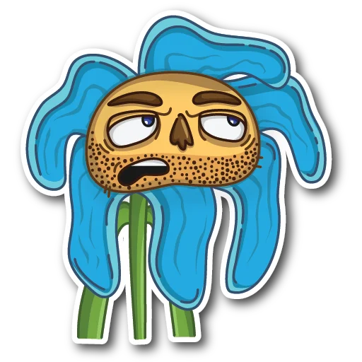 Стикерпак WillyFlower для Telegram — скачать