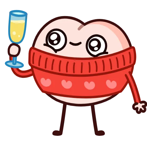 🥂 Эмодзи «Зимний Попкинс» для Telegram
