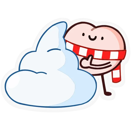💩 Эмодзи «Зимний Попкинс» для Telegram