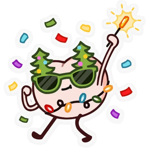 😎 Эмодзи «Зимний Попкинс» для Telegram