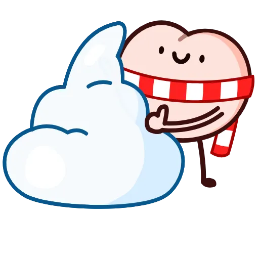💩 Эмодзи «Зимний Попкинс» для Telegram