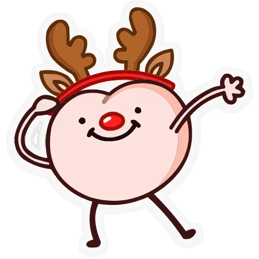 🦌 Эмодзи «Зимний Попкинс» для Telegram