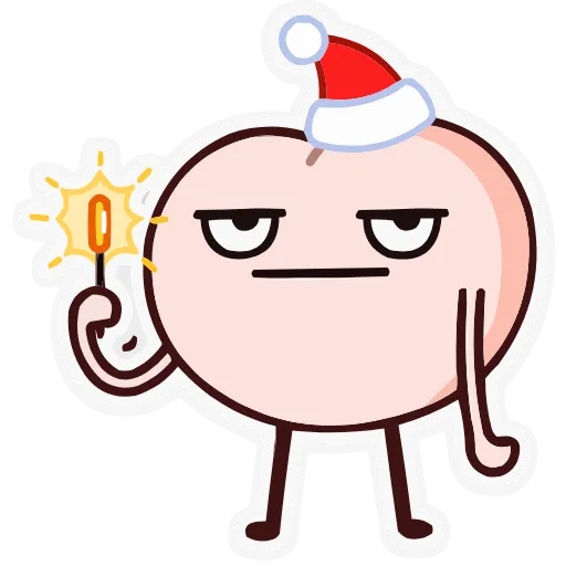 😒 Эмодзи «Зимний Попкинс» для Telegram