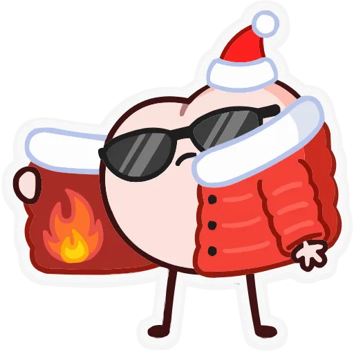 🔥 Эмодзи «Зимний Попкинс» для Telegram