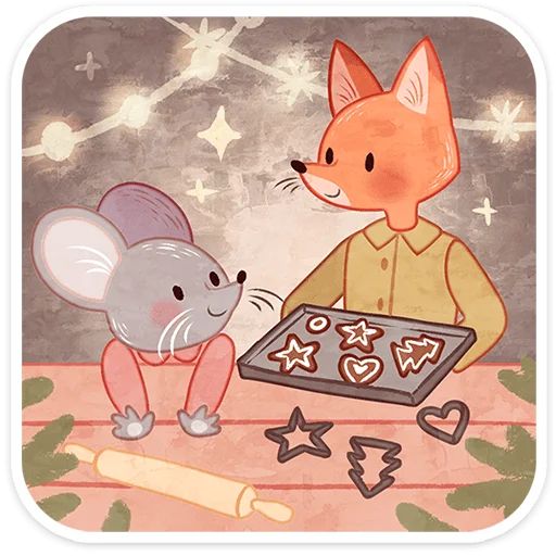 ❄️ Стикер «Зимние забавы» для Telegram