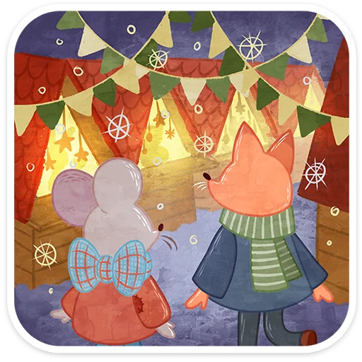 ❄️ Стикер «Зимние забавы» для Telegram