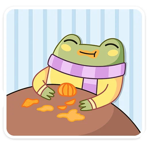 🍊 Стикер «эмодзи» для Telegram