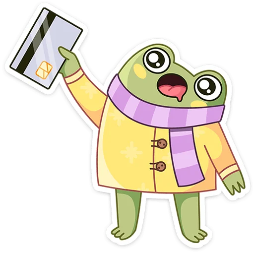 💳 Стикер «Зимний Хоппер» для Telegram