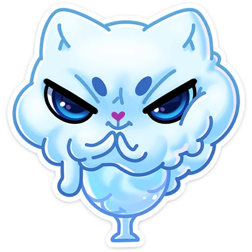 😠 Стикер «Зимний Котялок» для Telegram