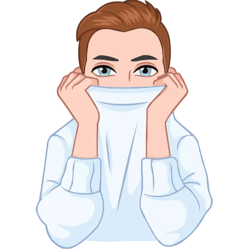 🫥 Эмодзи «Зимний vmoji Без Текста» для Telegram