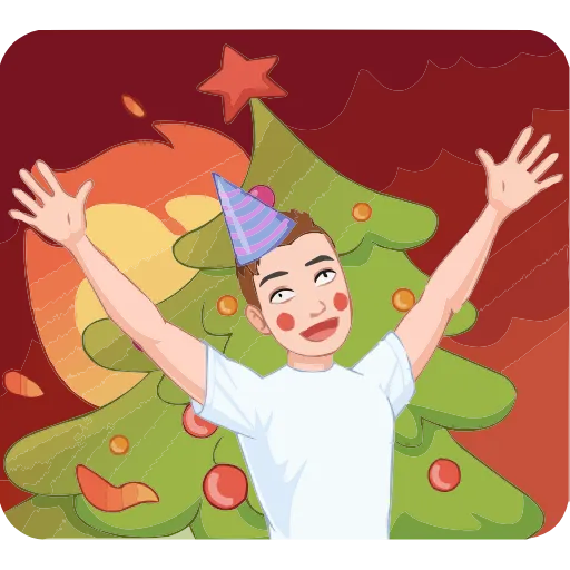 🫥 Эмодзи «Зимний vmoji Без Текста» для Telegram
