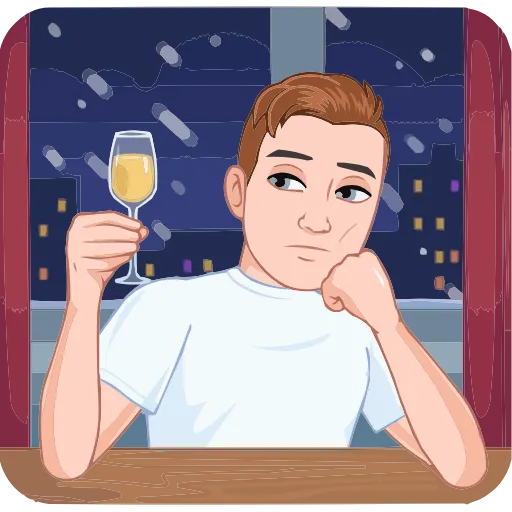 🫥 Эмодзи «Зимний vmoji Без Текста» для Telegram