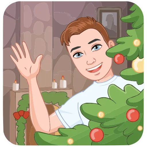 🎄 Эмодзи «Зимний vmoji» для Telegram