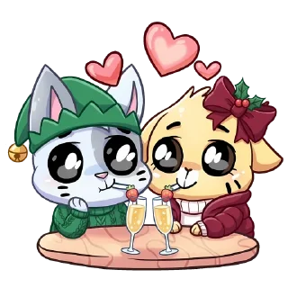 🥂 Стикер «Winter» для Telegram