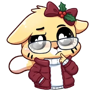 👓 Стикер «Winter» для Telegram