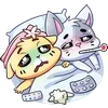 🤒 Эмодзи «Зимние Бисквит И» для Telegram