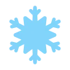 ❄️ Эмодзи «Зимние буквы в снегу» для Telegram