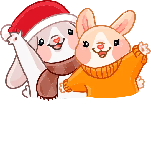 🤩 Эмодзи «Зимние Обнизайки» для Telegram