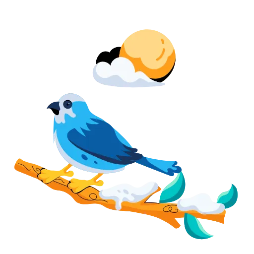 🐦‍⬛️ Эмодзи «Winter Зимний пак» для Telegram