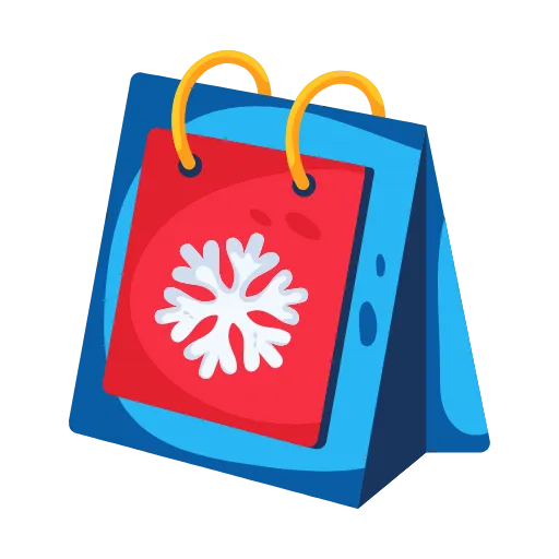 🗓 Эмодзи «Winter Зимний пак» для Telegram