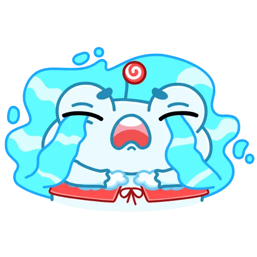 😭 Эмодзи «Winter Pip» для Telegram