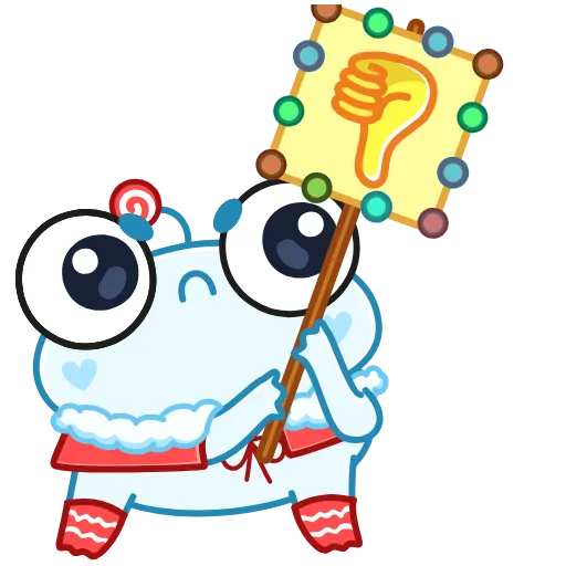 👎 Эмодзи «Winter Pip» для Telegram