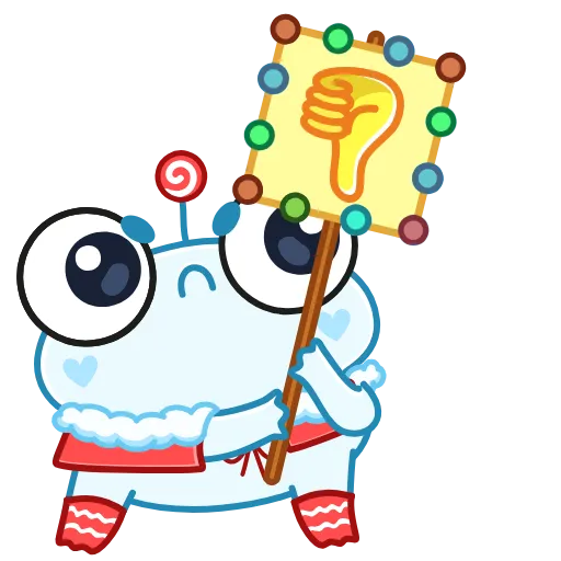👎 Стикер «Spoiled Rabbit Christmas» для Telegram