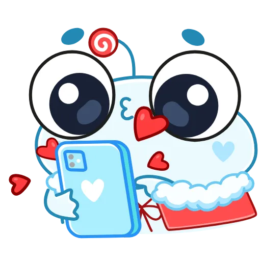 ❤️ Стикер «Spoiled Rabbit Christmas» для Telegram