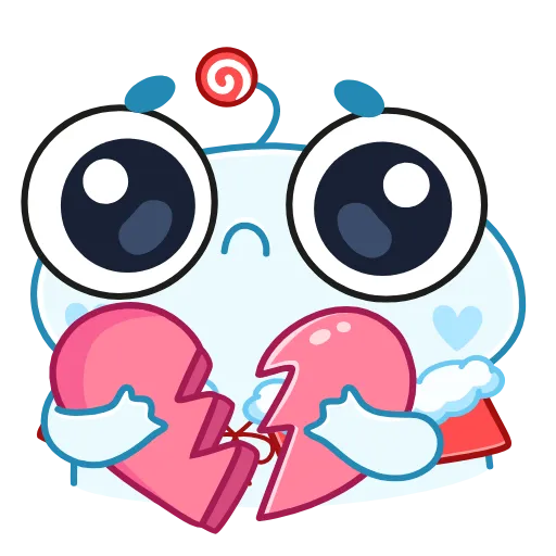 💔 Стикер «Spoiled Rabbit Christmas» для Telegram