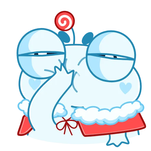 🤦 Стикер «Spoiled Rabbit Christmas» для Telegram