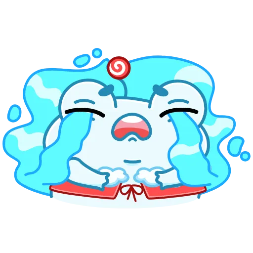 😭 Стикер «Spoiled Rabbit Christmas» для Telegram