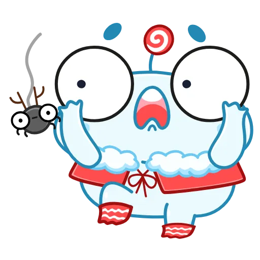 😨 Стикер «Spoiled Rabbit Christmas» для Telegram
