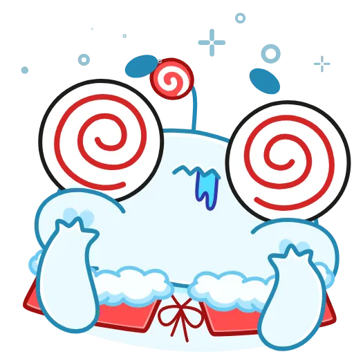 😵‍💫 Стикер «Spoiled Rabbit Christmas» для Telegram